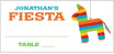 Fiesta pinata seating card
