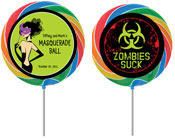 Personalized Halloween lollipops