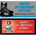 Hockey party theme banners