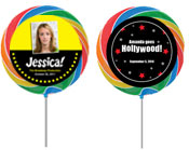 Hollywood and Broadway theme lollipops