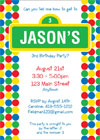 Kids birthday party invitations and favors
