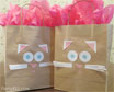 Kitten theme favor bags