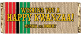 Personalized Kwanzaa Candy Bars