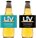 Super Bowl Beer bottle labels
