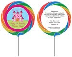 Personalized lollipop party favor