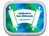 Bar and Bat Mitzvah Mint and Candy Tins
