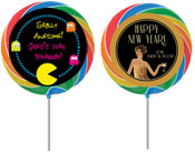 Decades and music theme lollipops