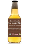 personalized housewarming party beer bottle label