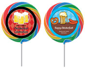 Personalized Oktoberfest lollipops