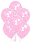 Pink #1 Balloons