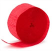 Red crepe paper