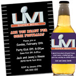 Super Bowl LVI invitations and favors