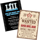 See all Super Bowl theme invitations and favors
