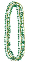 Green shamrock beads