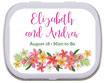 personalized bridal shower mint tin