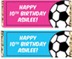 personalized soccer theme candy bar wrapper