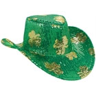 St. Patrick's Day Sequin Adult Cowboy Hat