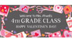 Valentine's Day Classroom Banner