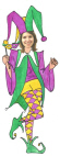 Custom Female Jester Lifesize Cutout