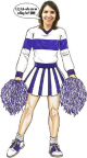 Custom Cheerleader Lifesize Cutout