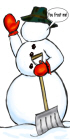 Custom Snowman Lifesize Cutout