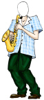 Lifesize Jazz Player Cutout