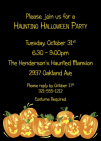Personalized Halloween Invitation