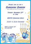 Custom Chanukah Invitation