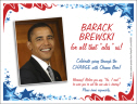 Barack Obama Inauguration Party Beer Bottle Labels