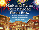 New Year's Fiesta Beer Bottle Label