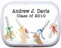 Personalized Graduation Mint Tins and Candy Tins