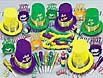 New Orleans For 50, New Year's Party Kit, Hats, Noisemakers, Streamers, Tiaras   