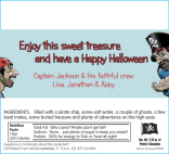 personalized Pirate Candy Bar Wrapper