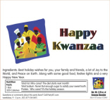 Kwanzaa Candy Bar Wrapper